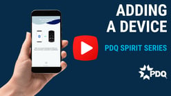 Adding a device to the spirit app image with red play button