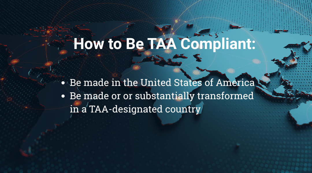 How to be TAA complaint